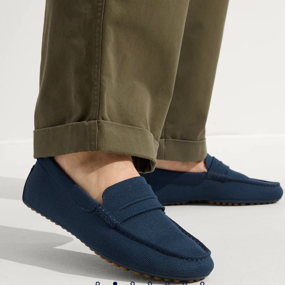 Rothy’s The Driver Navy Loafer. Worn once!